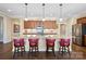 Modern kitchen with granite countertops and stainless steel appliances at 5002 Looking Glass Trl, Denver, NC 28037