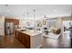 Modern kitchen with stainless steel appliances and granite counters at 5002 Looking Glass Trl, Denver, NC 28037