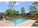 Relaxing outdoor spa with plenty of seating at 5002 Looking Glass Trl, Denver, NC 28037