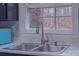Modern kitchen sink with stainless steel faucet at 6800 April Ln, Charlotte, NC 28215