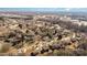Wide aerial showcasing the house and surrounding neighborhood at 828 Cabaniss Dr, Shelby, NC 28150