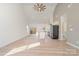 Open concept kitchen with island and stainless steel appliances at 828 Cabaniss Dr, Shelby, NC 28150