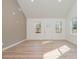 Bright living room with hardwood floors, high ceilings and neutral wall colors at 828 Cabaniss Dr, Shelby, NC 28150