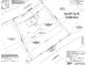 Aerial view showing the property lines, house and garage placement on 0.958 acre lot at Lot 72.73 Sally Clark Dr, Denver, NC 28037