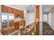 Modern kitchen with stainless steel appliances and granite countertops at 1000 E Woodlawn Rd # 105, Charlotte, NC 28209