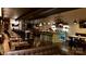 Spacious restaurant interior with wooden tables and booths at 106 N Laurel Ave # 120, Charlotte, NC 28207