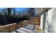 Simple wooden deck with a view of a backyard and trees at 153 Saluda St, Chester, SC 29706