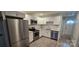 Updated kitchen featuring stainless steel appliances and granite countertops at 153 Saluda St, Chester, SC 29706