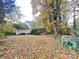 Spacious backyard with playset and autumn leaves at 2328 Londonderry Dr, Gastonia, NC 28056