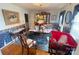 Formal dining room with hardwood floors and a wooden china cabinet at 2328 Londonderry Dr, Gastonia, NC 28056