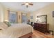 Bright bedroom with hardwood floors and ample closet space at 7282 James Ct, Denver, NC 28037
