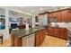 Gourmet kitchen showcasing a large island, stainless steel appliances, and ample counter space at 7282 James Ct, Denver, NC 28037