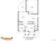 First floor interior dimensions of the home, noting room measurements at 9415 Rosalyn Glen Rd, Cornelius, NC 28031