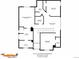 Second floor interior dimensions illustrating bedroom, bath, Gathering room, and laundry layouts at 9415 Rosalyn Glen Rd, Cornelius, NC 28031