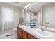 Bathroom with double vanity and updated fixtures at 104 Brookview Dr, Shelby, NC 28152