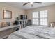 Spacious bedroom with large bed, window, and workspace at 117 Biscayne Ct, Mooresville, NC 28117