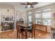 Bright kitchen with an island, ample cabinetry, and stainless steel appliances at 117 Biscayne Ct, Mooresville, NC 28117