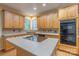 Kitchen island with cooktop and double oven at 117 Biscayne Ct, Mooresville, NC 28117