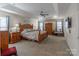 Main bedroom with carpeted floors and a ceiling fan at 117 Biscayne Ct, Mooresville, NC 28117