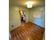 Dining area with light walls and wood flooring at 1309 Poplar Cir, Newton, NC 28658