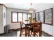 Cozy breakfast nook with wood table and chairs at 1432 Jules Ct, Charlotte, NC 28226