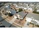 Aerial view of house and neighborhood at 1527 Sunflower Field Pl, Matthews, NC 28104