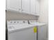 Laundry room with washer and dryer included at 1527 Sunflower Field Pl, Matthews, NC 28104