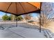 Covered patio with string lights at 1527 Sunflower Field Pl, Matthews, NC 28104