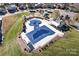 Community pool with pool house at 1527 Sunflower Field Pl, Matthews, NC 28104