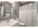 Clean bathroom with a shower/tub combo and updated fixtures at 1575 Herlong Ct, Rock Hill, SC 29732