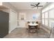 Breakfast nook features a round table and four chairs at 1575 Herlong Ct, Rock Hill, SC 29732