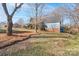 Side view of ranch home with shed at 1652 Brook Dr, Fort Mill, SC 29708