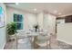 Bright dining area with round table, four chairs, and large window at 1750 J Julian Ln, Charlotte, NC 28208