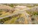 Aerial view of property and nearby school at 1750 Melrose Dr, Shelby, NC 28152