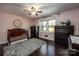 Charming bedroom with dark wood crib and double dresser at 1750 Melrose Dr, Shelby, NC 28152