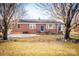 Brick ranch house with landscaped yard and stone walkway at 1750 Melrose Dr, Shelby, NC 28152