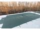 Covered inground pool with a safety cover at 205 Micah Ln # 33, Iron Station, NC 28080