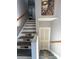 Interior staircase leading to the upper level of the home at 206 King Henry Ln, Gastonia, NC 28056