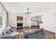 Bright living room with hardwood floors and a fireplace at 2221 Franklin St, Rock Hill, SC 29732