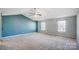 Large main bedroom with vaulted ceiling and accent wall at 2224 Apple Glen Ln, Charlotte, NC 28269