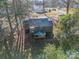 Backyard deck with table, chairs, and grill, seen from above at 2516 Columbus Cir, Charlotte, NC 28208