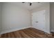 Light and airy bedroom with double doors and wood-look floors at 2572 Maiden-Salem Road Maiden Salem Rd # 4, Lincolnton, NC 28092