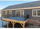 Elevated deck with metal railings and stairs at 2572 Maiden-Salem Road Maiden Salem Rd # 4, Lincolnton, NC 28092