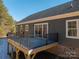 Elevated deck with metal railings and stairs at 2572 Maiden-Salem Road Maiden Salem Rd # 4, Lincolnton, NC 28092