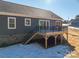 House back deck with metal railing and stairs at 2572 Maiden-Salem Road Maiden Salem Rd # 4, Lincolnton, NC 28092