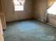 Simple bedroom with light-blue carpet at 3326 Winterfield Pl, Charlotte, NC 28205