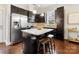 Modern kitchen with stainless steel appliances and granite countertops at 3551 Spencer St, Charlotte, NC 28205