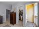 Large bedroom closet with access to private balcony at 4126 Walker Rd, Charlotte, NC 28211