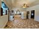 Kitchen with white appliances and tiled floor at 503 E 10Th St, Kannapolis, NC 28083