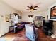 Bright living room with hardwood floors and comfy seating at 503 E 10Th St, Kannapolis, NC 28083